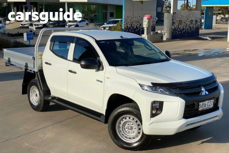 White 2023 Mitsubishi Triton Double Cab Pick Up GLX (4X4)