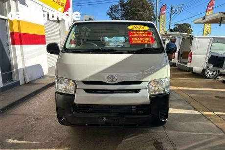 White 2015 Toyota Hiace Van LWB