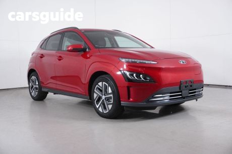 Red 2021 Hyundai Kona Wagon Highlander Electric STD Range