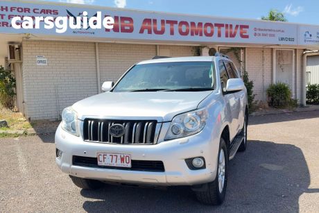 Silver 2010 Toyota Landcruiser Prado Wagon Vx (4X4)