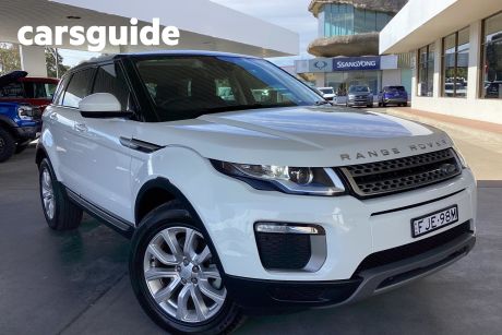 White 2016 Land Rover Range Rover Evoque Wagon TD4 150 Pure