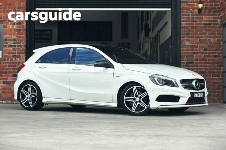 White 2013 Mercedes-Benz A-CLASS Hatch A250 D-CT Sport