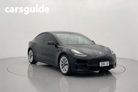 Black 2021 Tesla Model 3 Sedan Long Range AWD