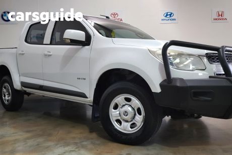 White 2012 Holden Colorado Crew Cab Pickup Lx (4X4)