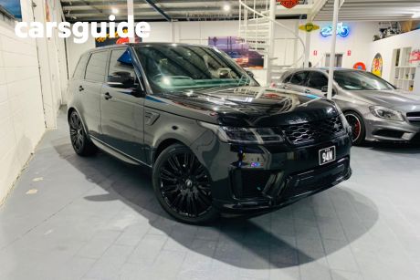 Black 2018 Land Rover Range Rover Sport Wagon Sdv6 Hse Dynamic