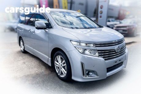 Silver 2010 Nissan Elgrand Wagon HIGHWAY STAR 350