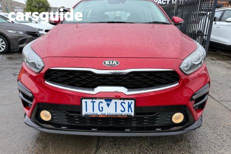 Red 2021 Kia Cerato Hatchback S
