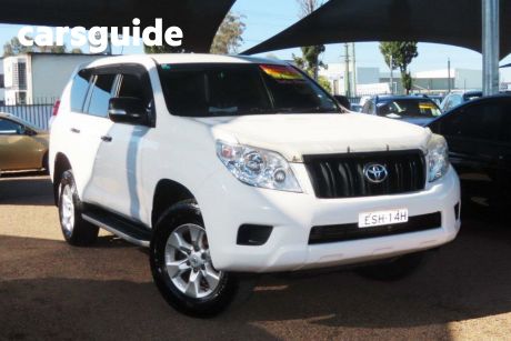 White 2009 Toyota Landcruiser Prado Wagon Gx (4X4)