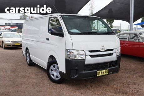 White 2014 Toyota HiAce Van Lwb