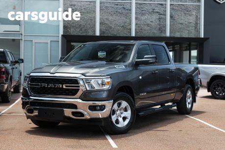 Grey 2023 Ram 1500 Crew Cab Utility BIG Horn (6-4 Tub) Mhev (4X4)