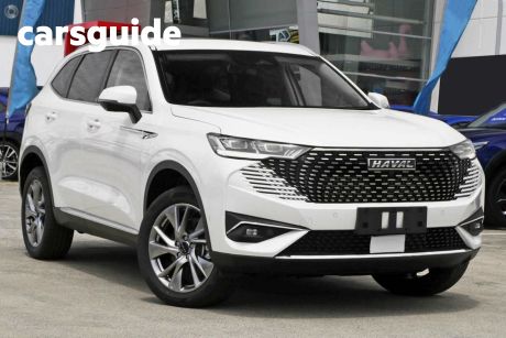 White 2024 GWM Haval H6 Wagon Ultra Hybrid