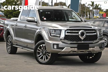 Silver 2024 GWM Cannon Alpha Dual Cab Utility Ultra (4X4)