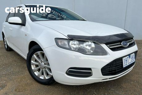 White 2013 Ford Falcon Sedan XT Ecoboost