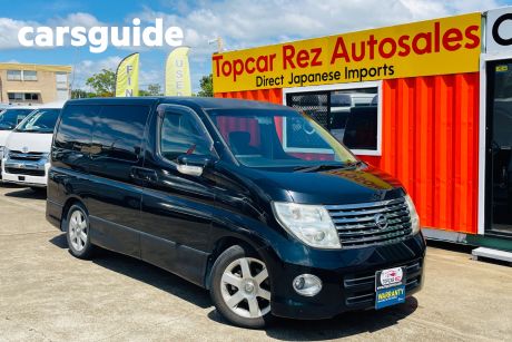 Black 2006 Nissan Elgrand Wagon -