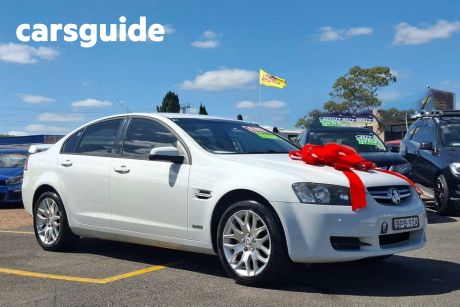 White 2010 Holden Commodore Sedan International