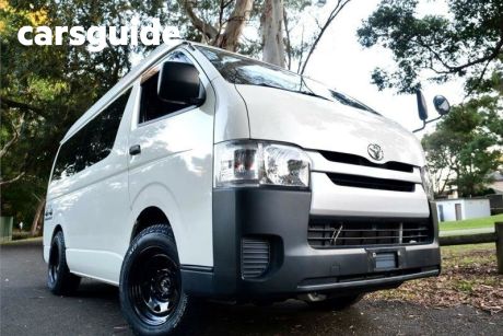 White 2020 Toyota Hiace Commercial 4WD High Roof Dual Door High Roof 4WD