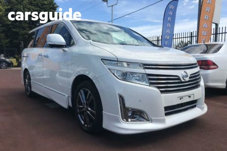 Black 2012 Nissan Elgrand Wagon Highway Star