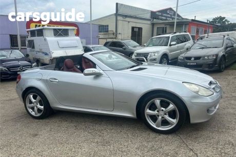 Silver 2005 Mercedes-Benz SLK200 Convertible Kompressor