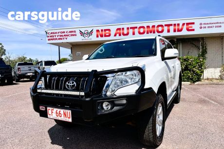 White 2017 Toyota Landcruiser Prado Wagon Gxl (4X4)