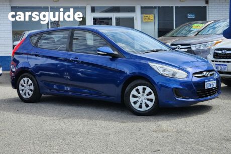 Blue 2016 Hyundai Accent Hatchback Active