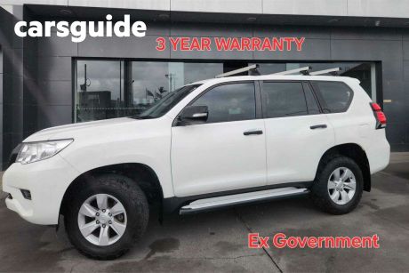 White 2018 Toyota Landcruiser Prado Wagon GX (4X4)