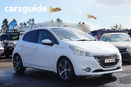 White 2012 Peugeot 208 Hatchback Allure Premium