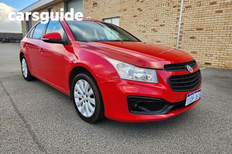 Red 2016 Holden Cruze Sedan Equipe