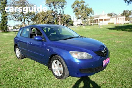 Blue 2008 Mazda 3 Hatchback Maxx