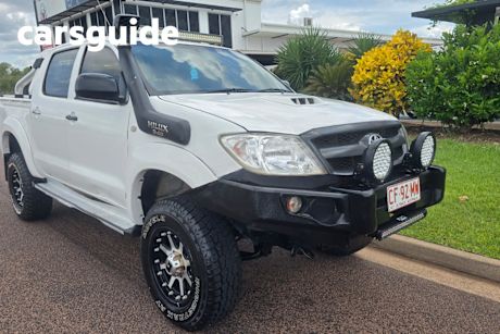 White 2006 Toyota Hilux Dual Cab Pick-up Sr (4X4)