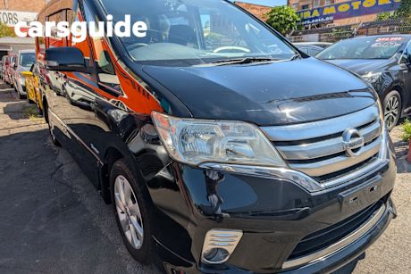Black 2013 Nissan Serena Wagon