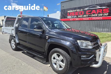 Black 2018 Volkswagen Amarok Dual Cab Utility V6 TDI 550 Sportline