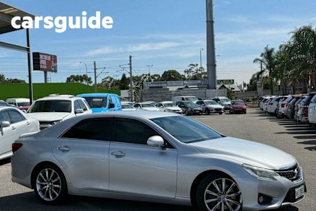 Silver 2013 Toyota Mark X Sedan 350S