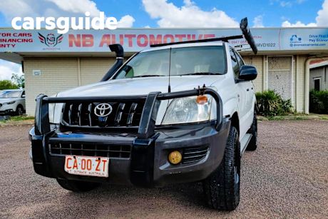White 2008 Toyota Landcruiser Prado Wagon Standard (4X4)