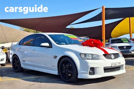 White 2010 Holden Commodore Sedan SS