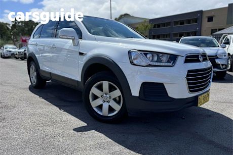 White 2016 Holden Captiva Wagon 5 LS (fwd)