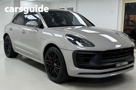 Grey 2022 Porsche Macan Wagon GTS