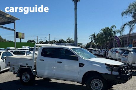 White 2020 Ford Ranger Double Cab Chassis XL 3.2 (4X4)