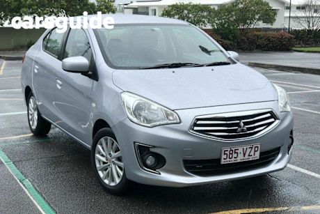 Silver 2014 Mitsubishi Mirage Sedan ES