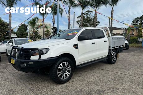 White 2020 Ford Ranger Double Cab Chassis XL 3.2 (4X4)