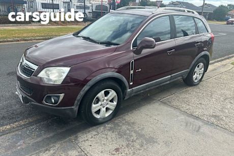 Red 2011 Holden Captiva Wagon 5 (4X4)
