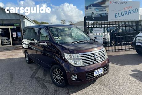 Blue 2008 Nissan Elgrand Wagon ME51 250V Wagon 8st 5dr Auto 5sp 2.5L