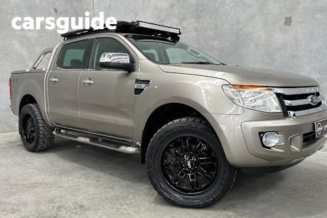 Gold 2012 Ford Ranger Dual Cab Utility XLT 3.2 (4X4)
