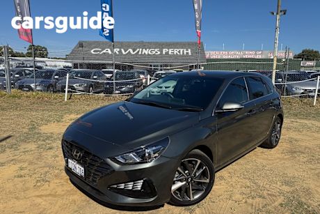 Grey 2022 Hyundai I30 Hatchback Active