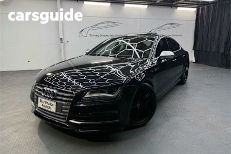 Black 2013 Audi S7 Hatchback Sportback 4.0 Tfsi LE