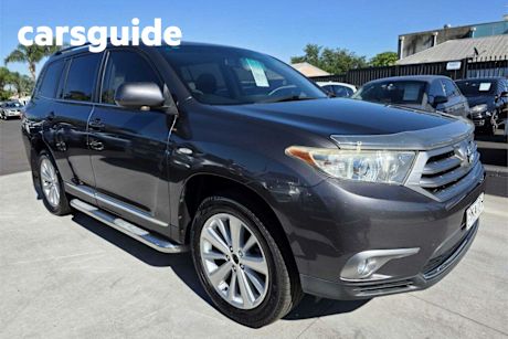 Grey 2012 Toyota Kluger Wagon Altitude (fwd) 7 Seat