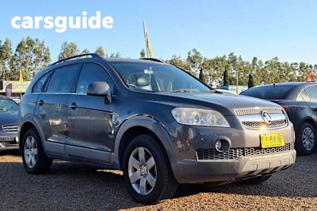 Grey 2009 Holden Captiva Wagon CX (4X4)