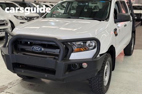 White 2017 Ford Ranger Crew Cab Chassis XL 3.2 (4X4)