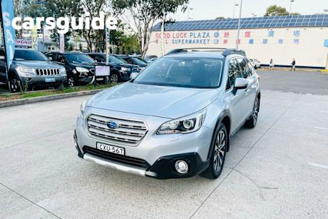 Silver 2015 Subaru Outback Wagon Automatic Luxury AWD