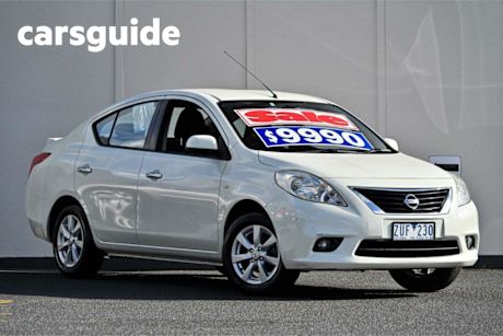 White 2012 Nissan Almera Sedan TI