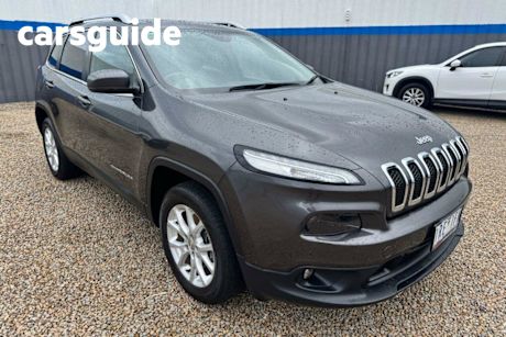 Grey 2014 Jeep Cherokee Wagon LONGITUDE (4x4) KL